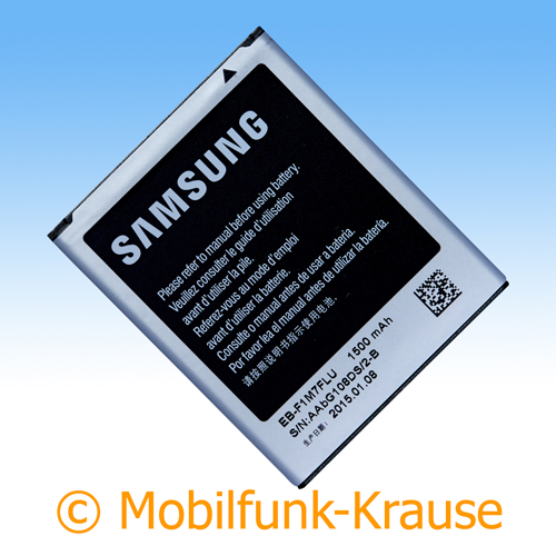 Original Akku für Samsung Galaxy S Duos 1500mAh Li-Ionen (EB-F1M7FLU)