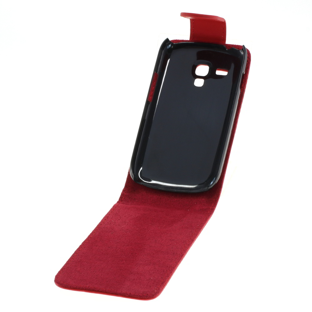 Flip Case für Samsung Galaxy S 3 Mini VE (Rot)