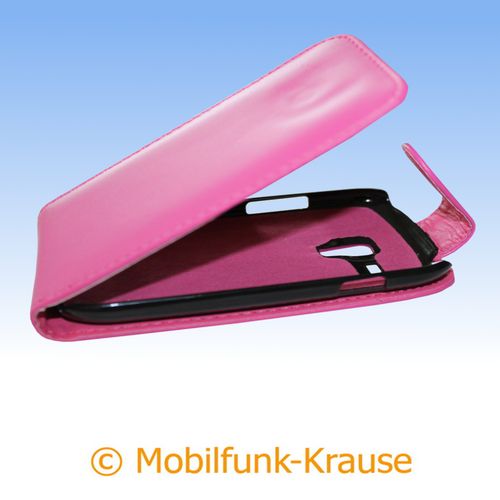 Flip Case für Samsung GT-I8190 / I8190 (Pink)