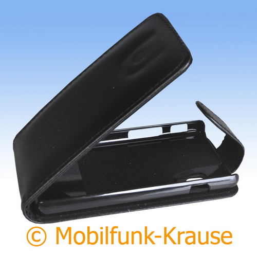 Flip Case für LG E460 Optimus L5 II (Schwarz)