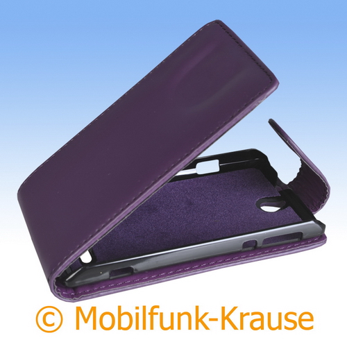 Flip Case für Sony Xperia E (Violett)