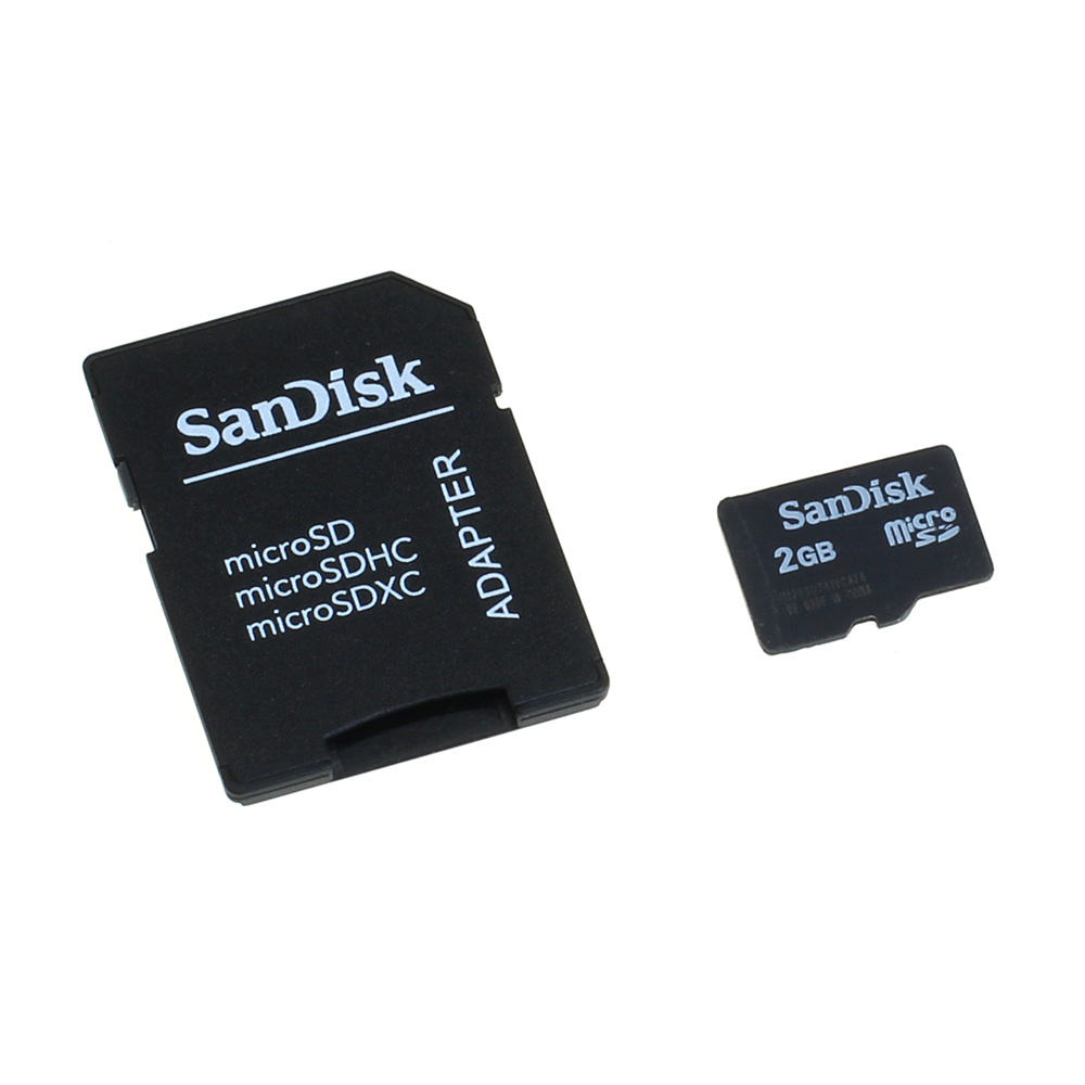 Speicherkarte SanDisk microSD 2GB für Samsung GT-S8300V / S8300V