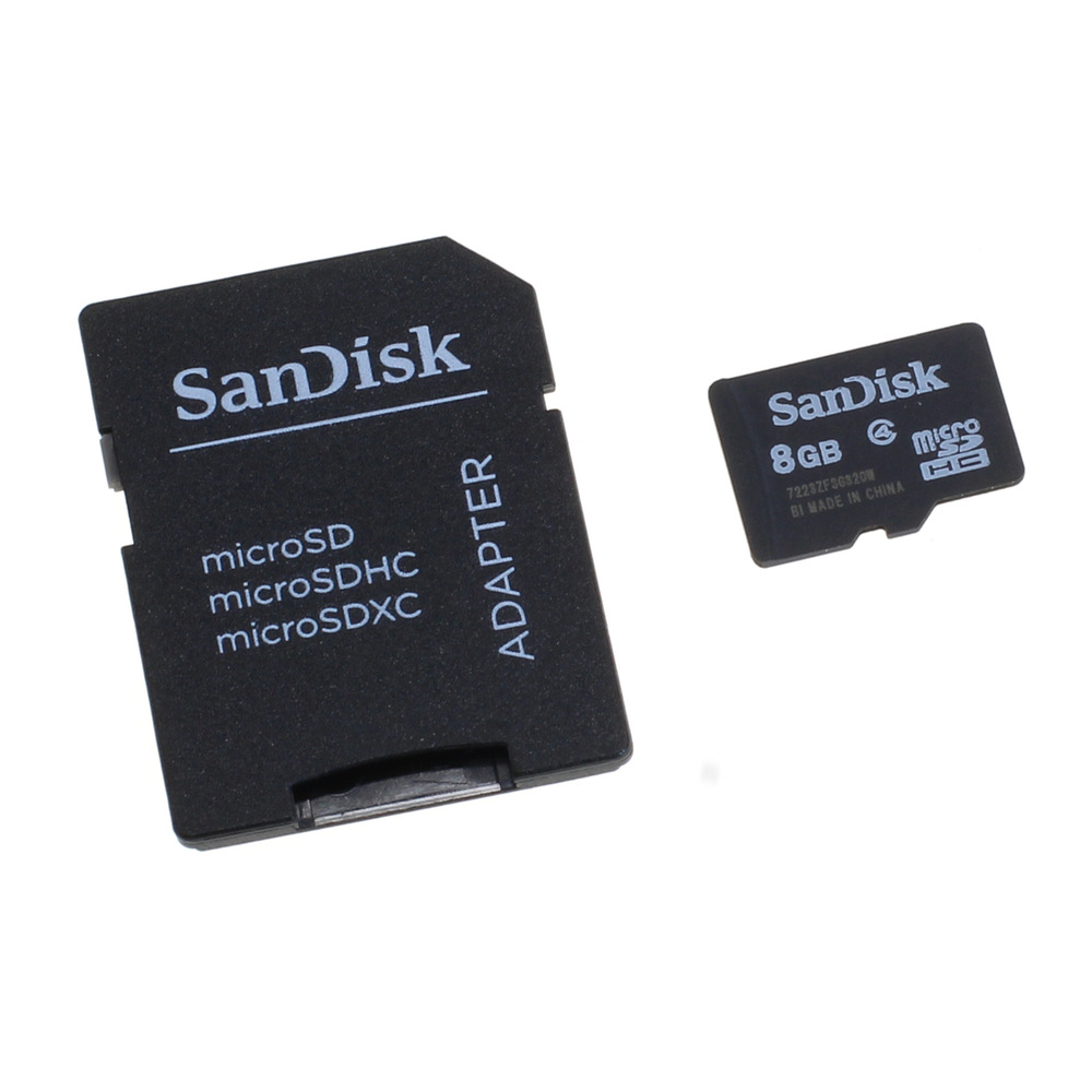 Speicherkarte SanDisk microSD 8GB für Samsung GT-S8300V / S8300V